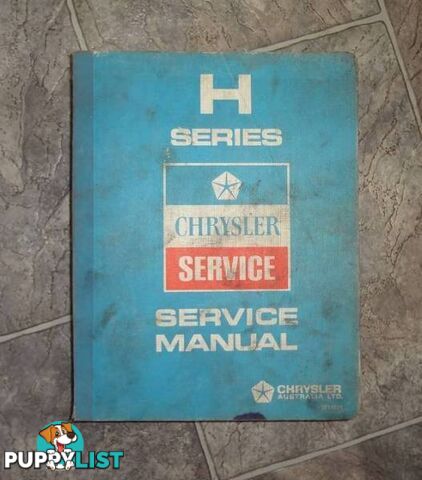 CHRYSLER FACTORY WORKSHOP MANUALS.