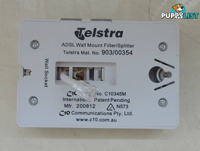 TELSTRA WALL MOUNT ADSL FILTER SPLITTER (new)