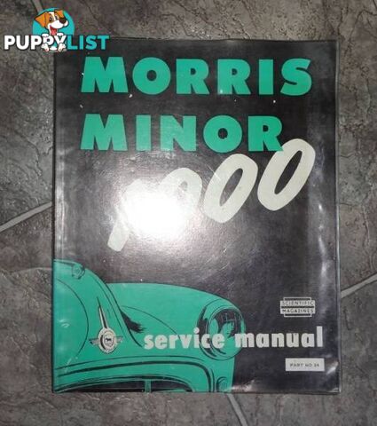 MORRIS MINOR 1000 SERVICE MANUAL