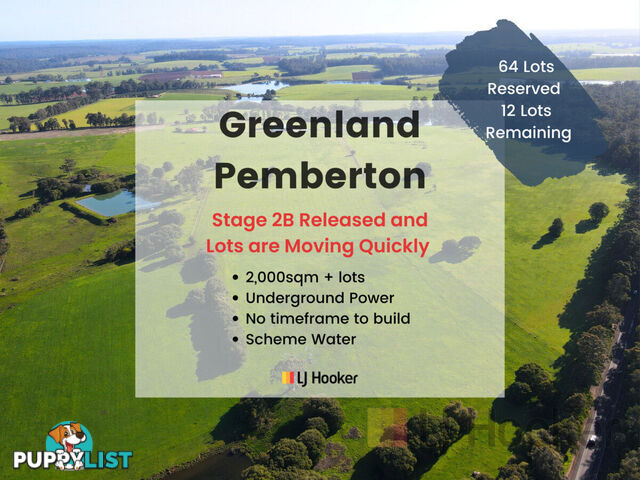 Stage 2 Golf Links Road PEMBERTON WA 6260