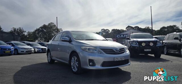 2011 TOYOTA COROLLA ASCENTSPORT ZRE152RMY11 4D SEDAN