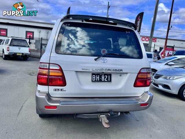 2002 TOYOTA LANDCRUISER GXL(4X4) HDJ100R 4D WAGON