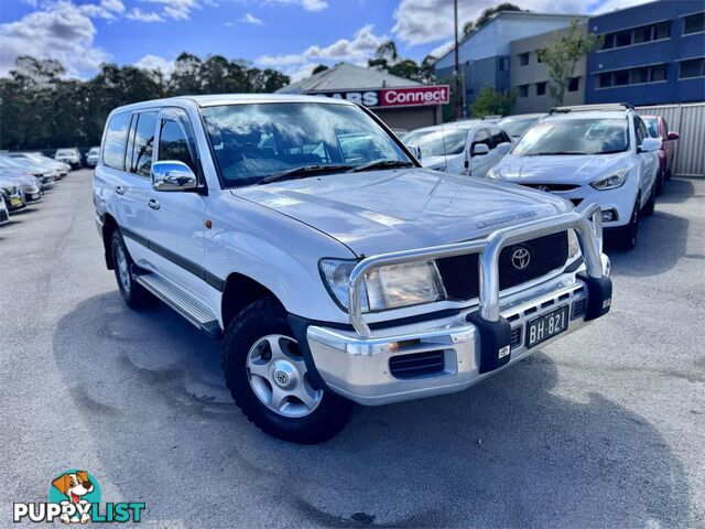 2002 TOYOTA LANDCRUISER GXL(4X4) HDJ100R 4D WAGON