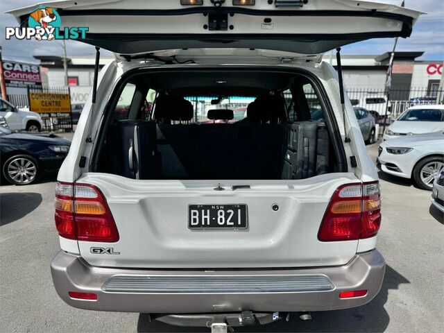 2002 TOYOTA LANDCRUISER GXL(4X4) HDJ100R 4D WAGON