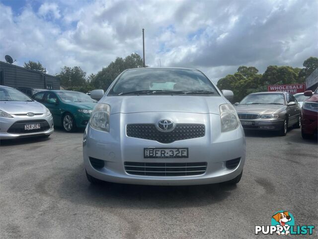 2007 TOYOTA YARIS YRS NCP91R 3D HATCHBACK