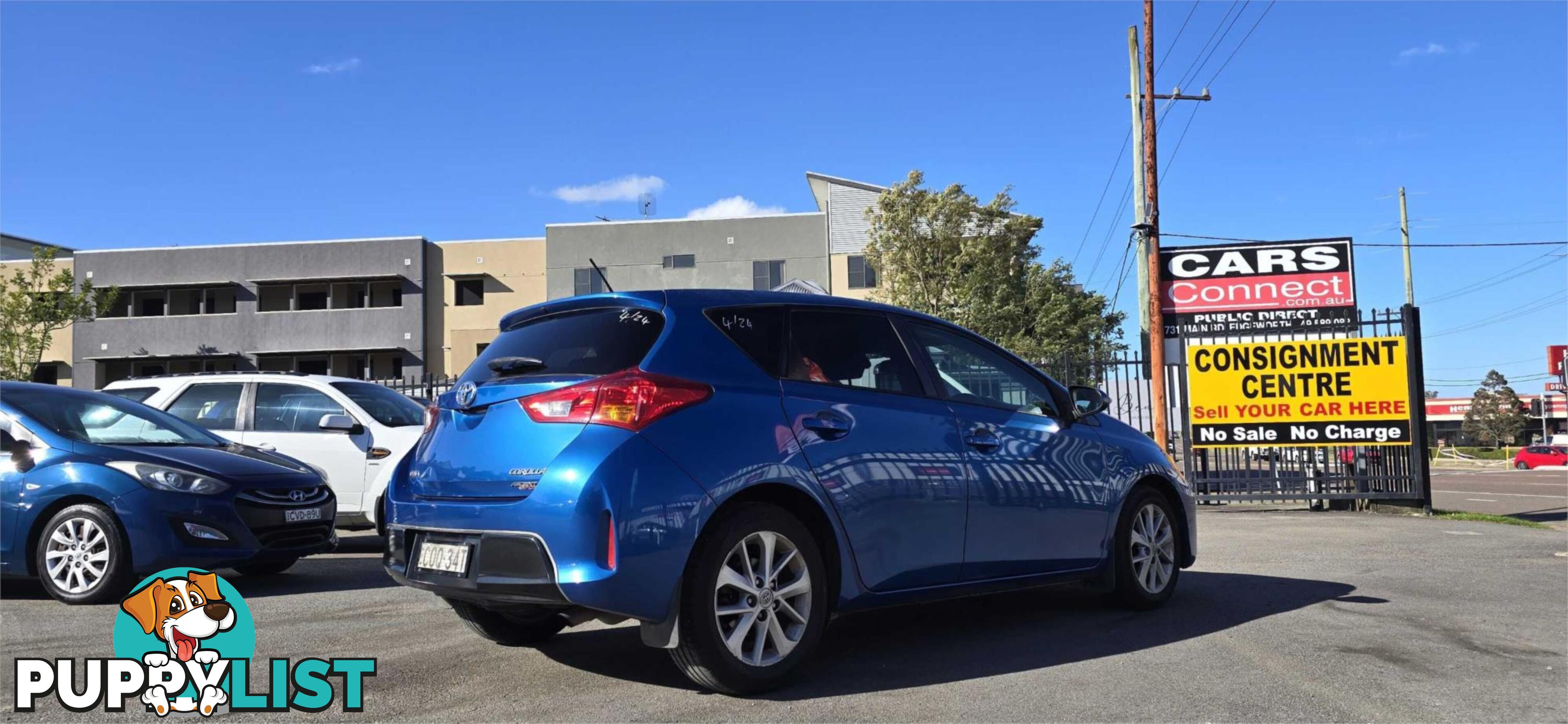 2013 TOYOTA COROLLA ASCENTSPORT ZRE182R 5D HATCHBACK