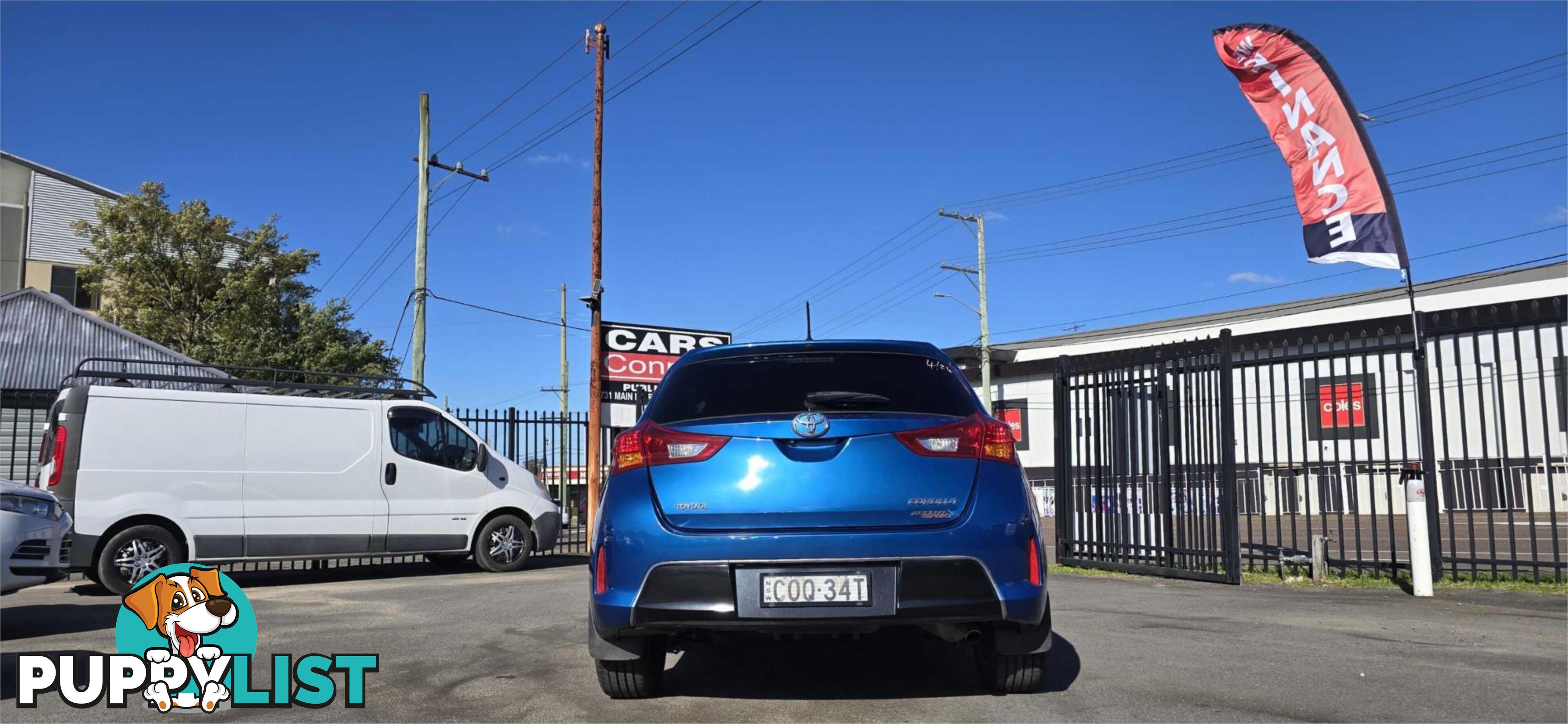 2013 TOYOTA COROLLA ASCENTSPORT ZRE182R 5D HATCHBACK