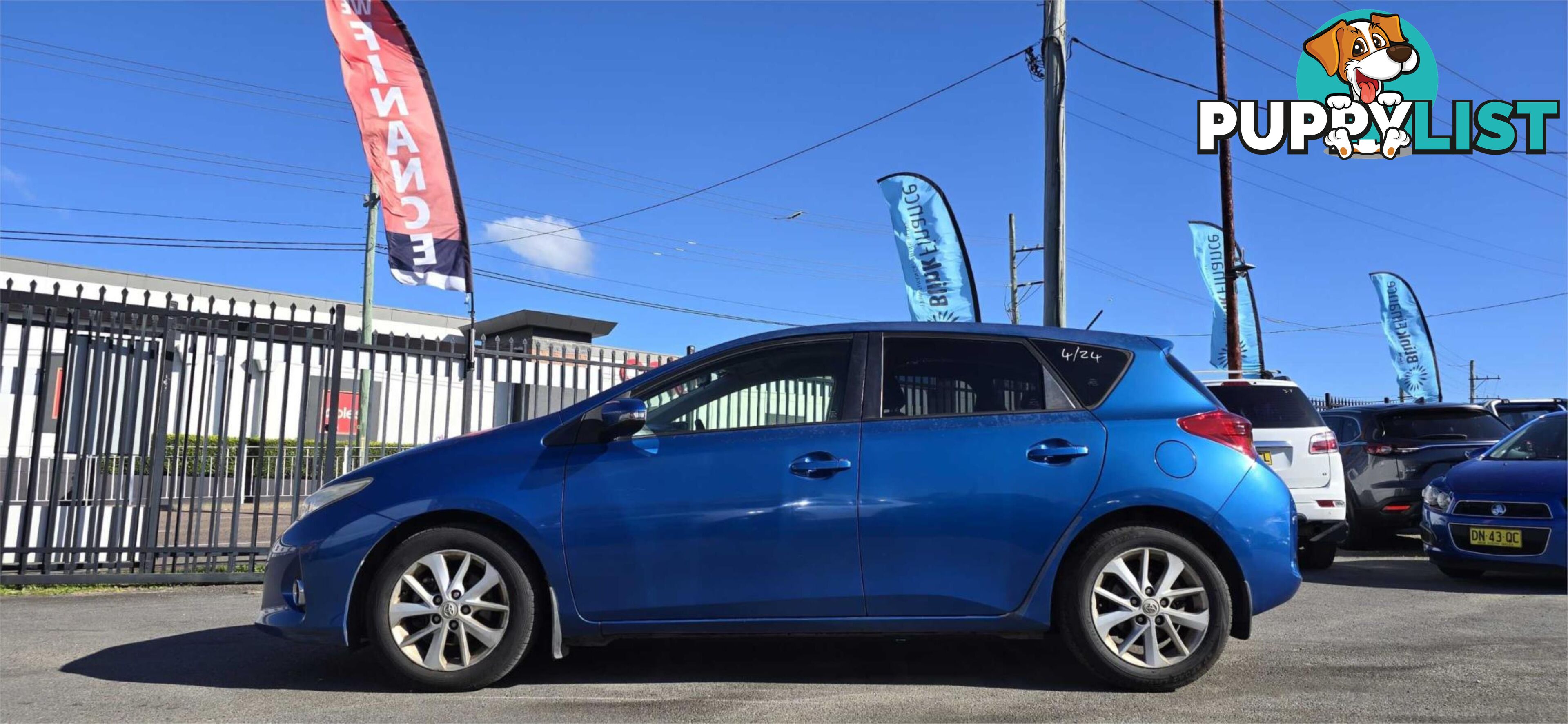 2013 TOYOTA COROLLA ASCENTSPORT ZRE182R 5D HATCHBACK