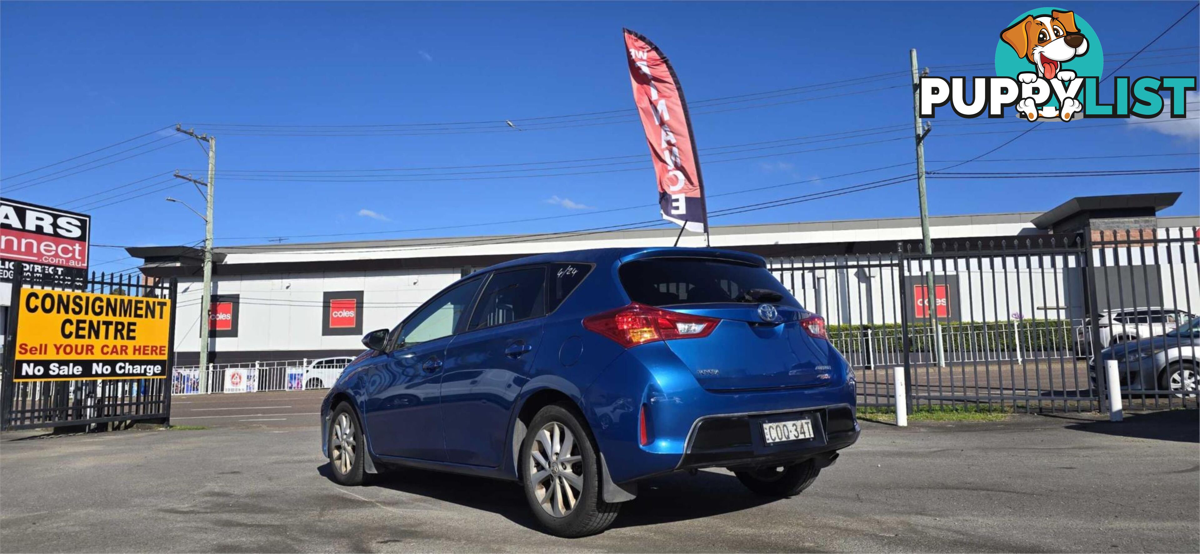 2013 TOYOTA COROLLA ASCENTSPORT ZRE182R 5D HATCHBACK