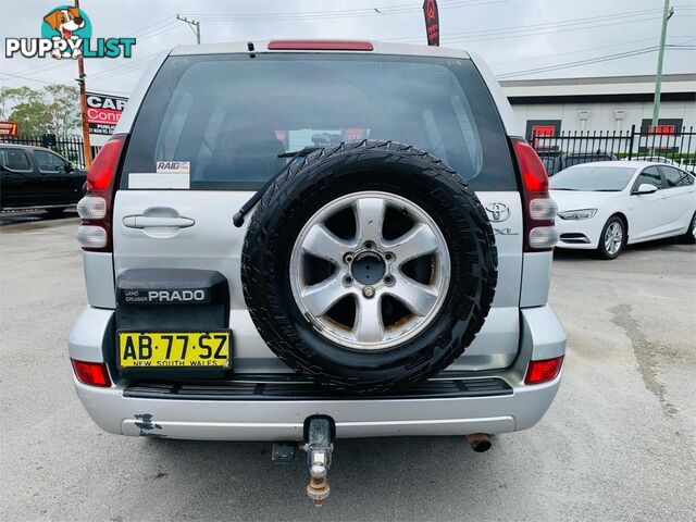 2004 TOYOTA LANDCRUISER PRADOGXL(4X4) GRJ120R 4D WAGON