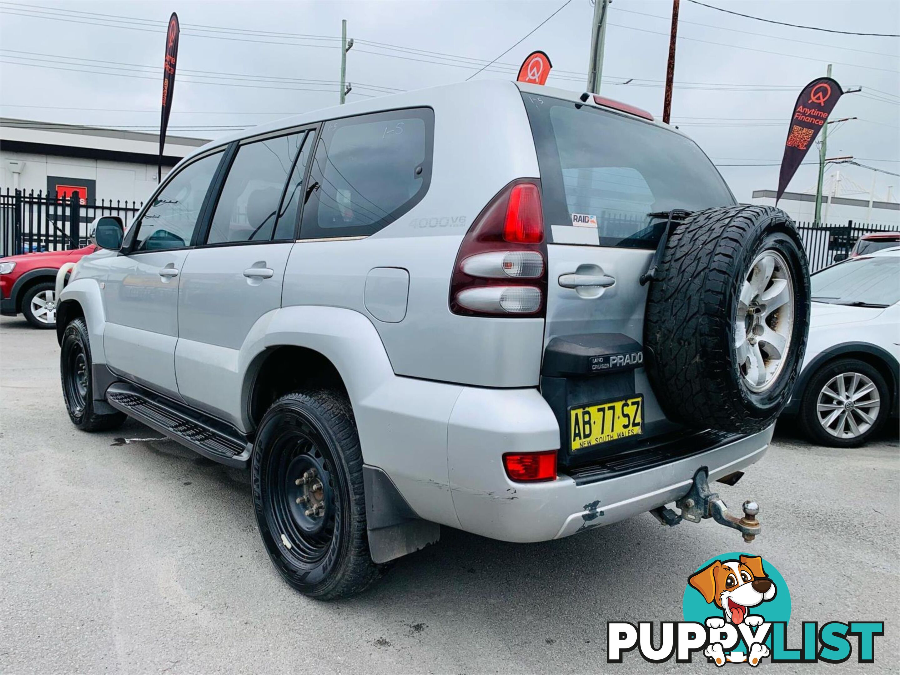 2004 TOYOTA LANDCRUISER PRADOGXL(4X4) GRJ120R 4D WAGON