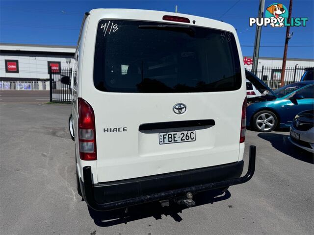 2014 TOYOTA HIACE LWB KDH201RMY14 4D VAN