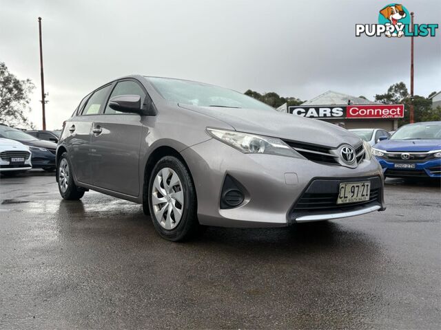 2013 TOYOTA COROLLA ASCENT ZRE182R 5D HATCHBACK