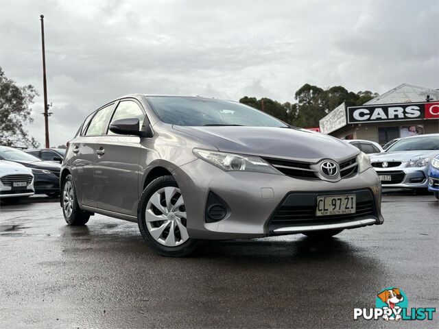 2013 TOYOTA COROLLA ASCENT ZRE182R 5D HATCHBACK