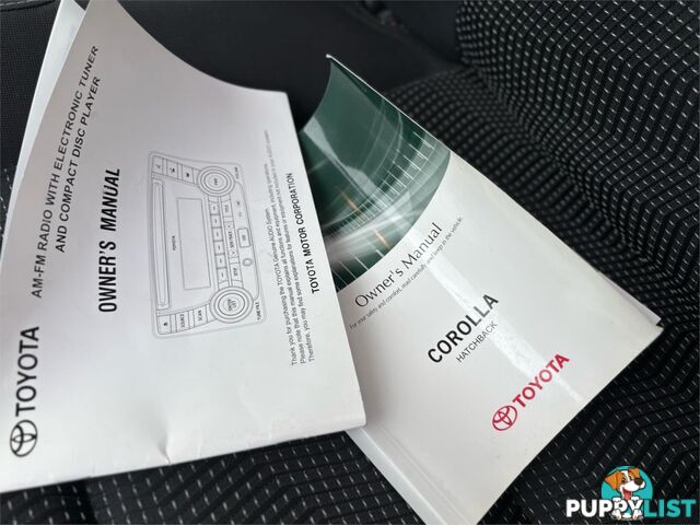 2013 TOYOTA COROLLA ASCENT ZRE182R 5D HATCHBACK