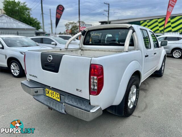 2012 NISSAN NAVARA RX(4X2) D40MY11 DUAL CAB P/UP