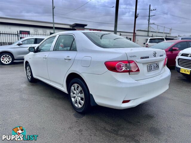 2013 TOYOTA COROLLA ASCENT ZRE152RMY11 4D SEDAN