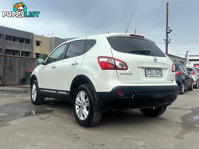 2013 NISSAN DUALIS TS(4X2) J10MY13 4D WAGON
