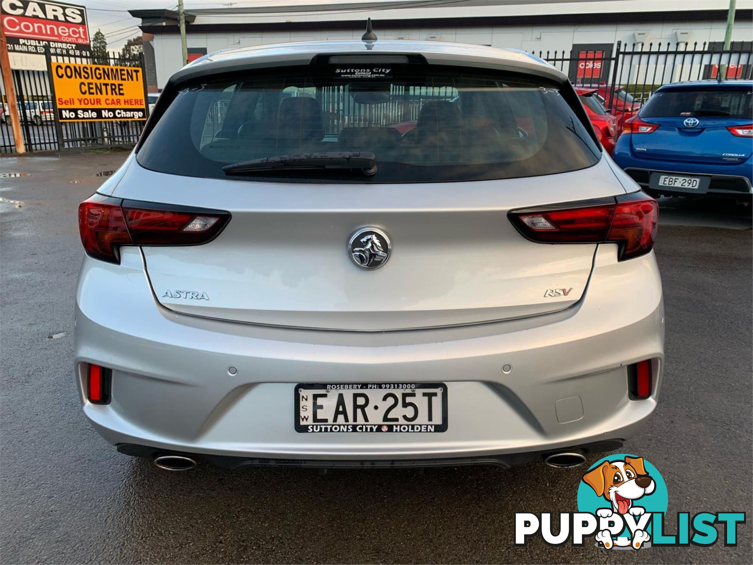 2017 HOLDEN ASTRA RS V BKMY17 5D HATCHBACK