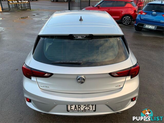 2017 HOLDEN ASTRA RS V BKMY17 5D HATCHBACK