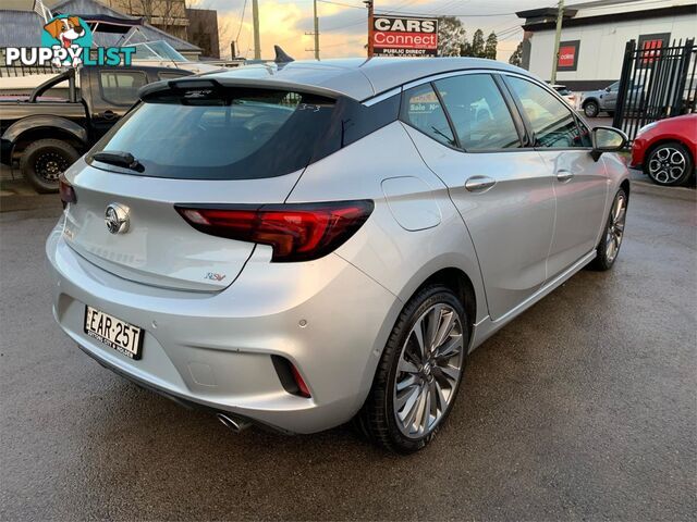 2017 HOLDEN ASTRA RS V BKMY17 5D HATCHBACK