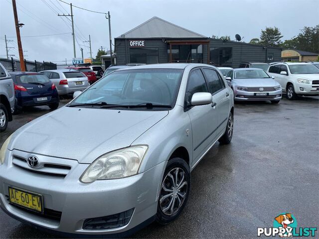 2004 TOYOTA COROLLA ASCENTSECA ZZE122R 5D HATCHBACK