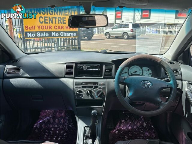 2004 TOYOTA COROLLA ASCENTSECA ZZE122R 5D HATCHBACK