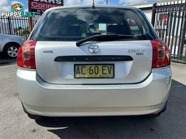 2004 TOYOTA COROLLA ASCENTSECA ZZE122R 5D HATCHBACK