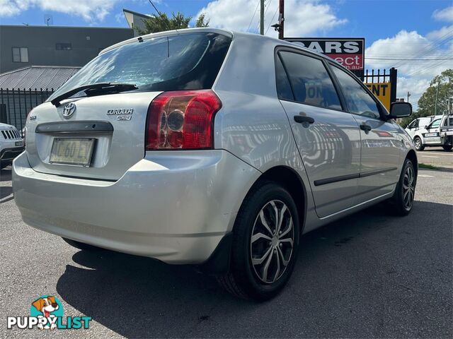 2004 TOYOTA COROLLA ASCENTSECA ZZE122R 5D HATCHBACK
