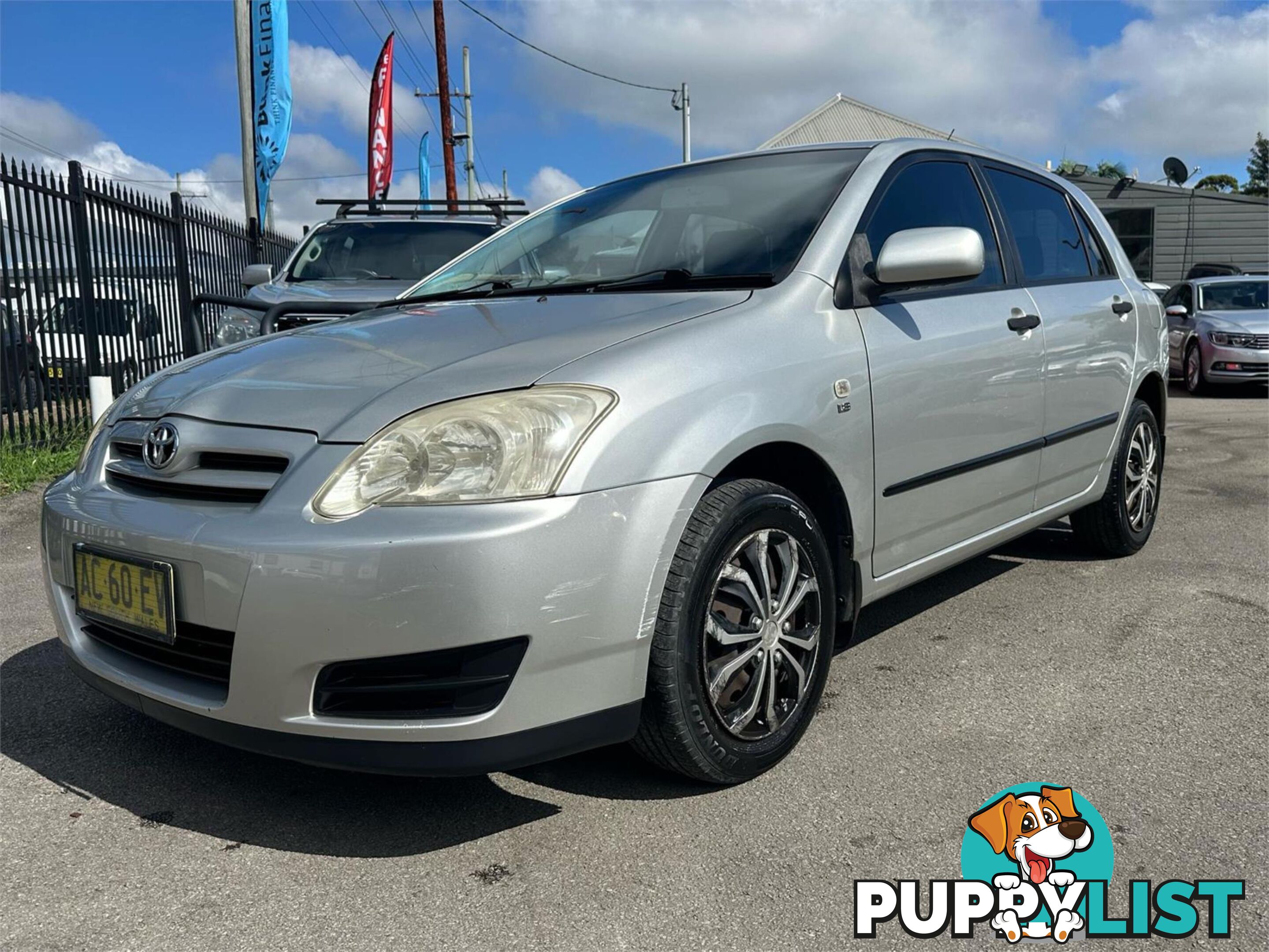 2004 TOYOTA COROLLA ASCENTSECA ZZE122R 5D HATCHBACK