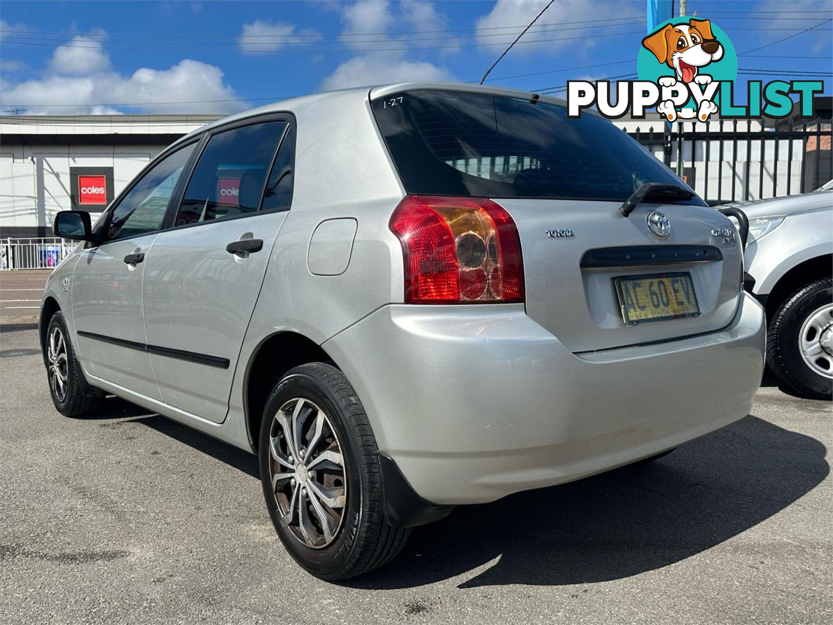 2004 TOYOTA COROLLA ASCENTSECA ZZE122R 5D HATCHBACK