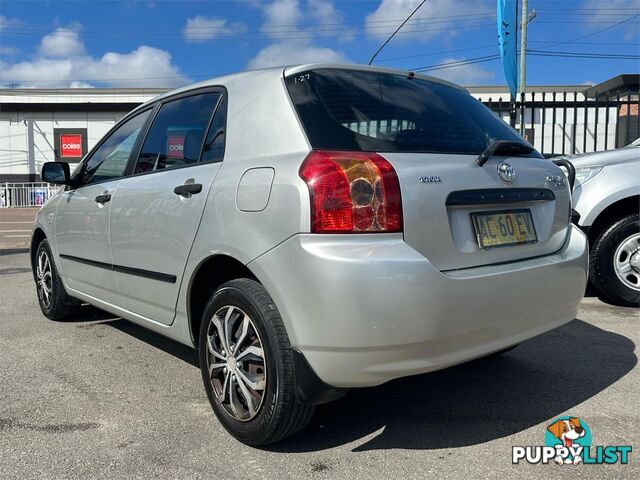 2004 TOYOTA COROLLA ASCENTSECA ZZE122R 5D HATCHBACK