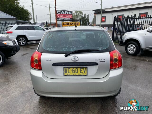 2004 TOYOTA COROLLA ASCENTSECA ZZE122R 5D HATCHBACK