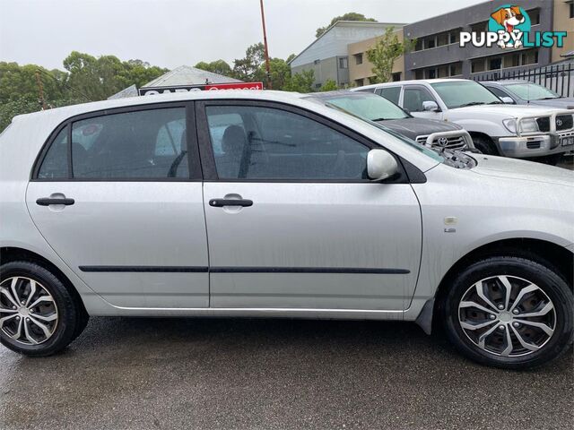 2004 TOYOTA COROLLA ASCENTSECA ZZE122R 5D HATCHBACK