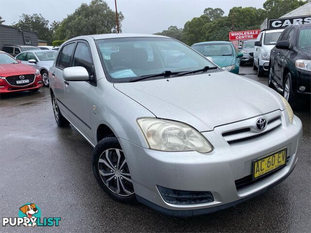 2004 TOYOTA COROLLA ASCENTSECA ZZE122R 5D HATCHBACK