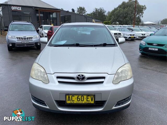 2004 TOYOTA COROLLA ASCENTSECA ZZE122R 5D HATCHBACK