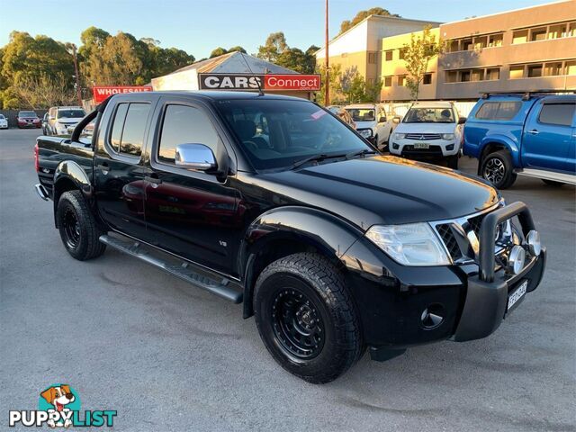 2013 NISSAN NAVARA ST X550(4X4) D40MY12 DUAL CAB UTILITY