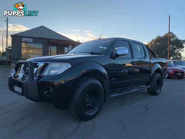 2013 NISSAN NAVARA ST X550(4X4) D40MY12 DUAL CAB UTILITY