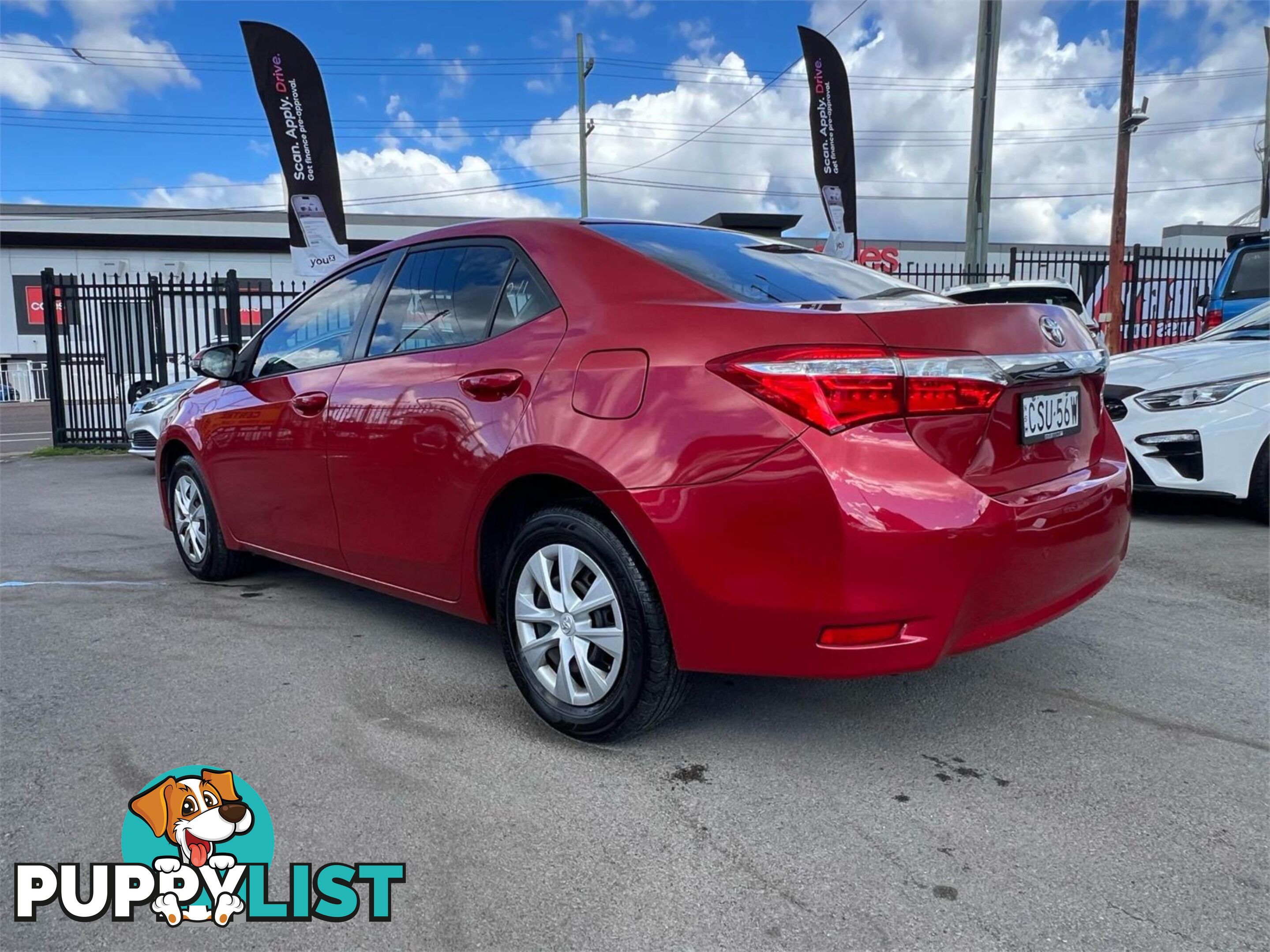 2014 TOYOTA COROLLA ASCENT ZRE172R 4D SEDAN