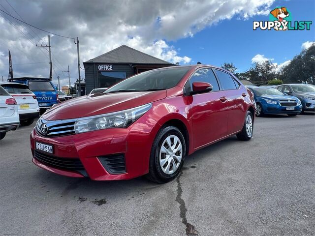 2014 TOYOTA COROLLA ASCENT ZRE172R 4D SEDAN