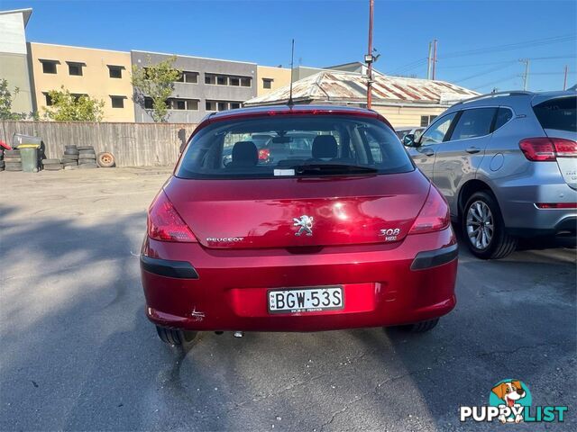 2008 PEUGEOT 308 XS  5D HATCHBACK