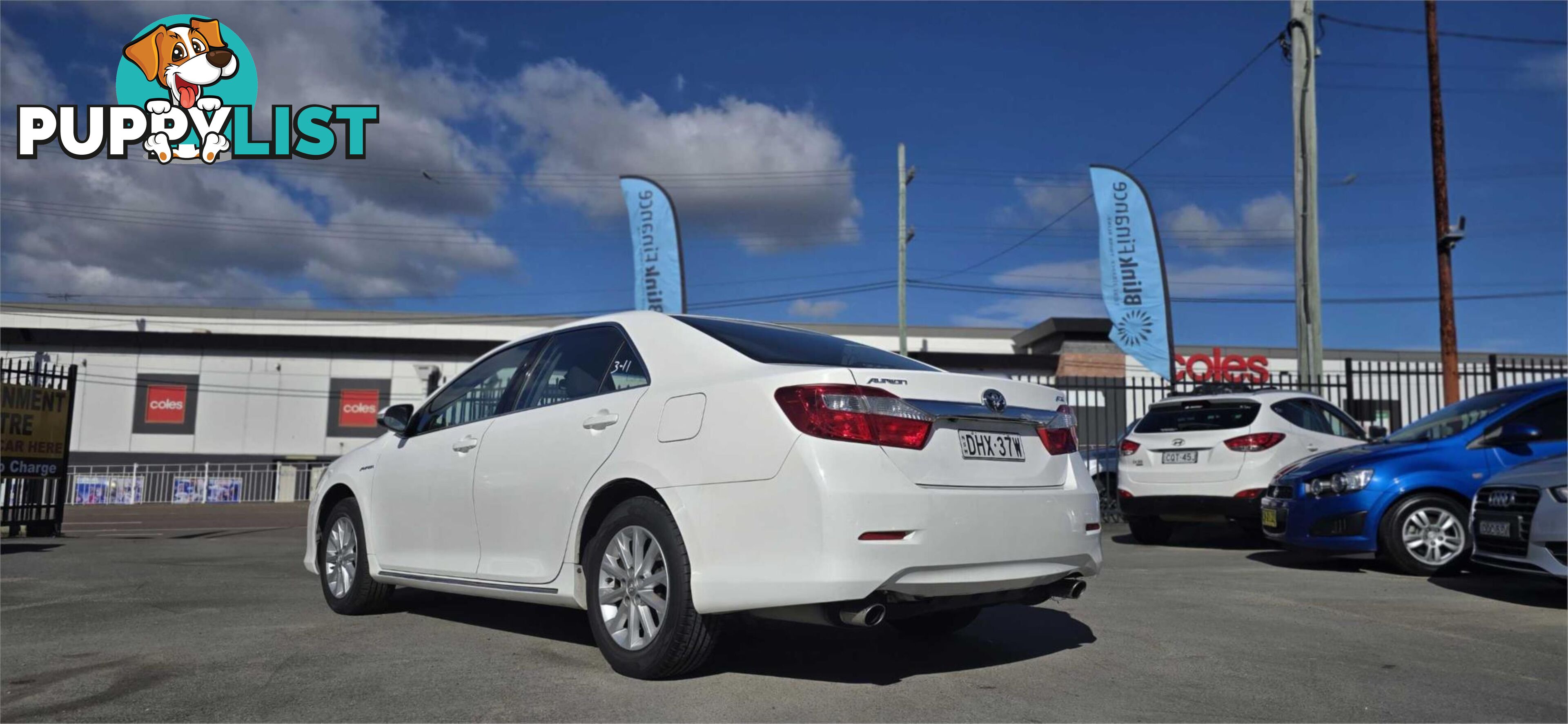 2012 TOYOTA AURION AT X GSV50R 4D SEDAN