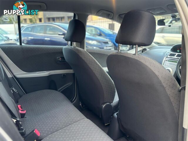 2011 TOYOTA YARIS YR NCP90R10UPGRADE 5D HATCHBACK