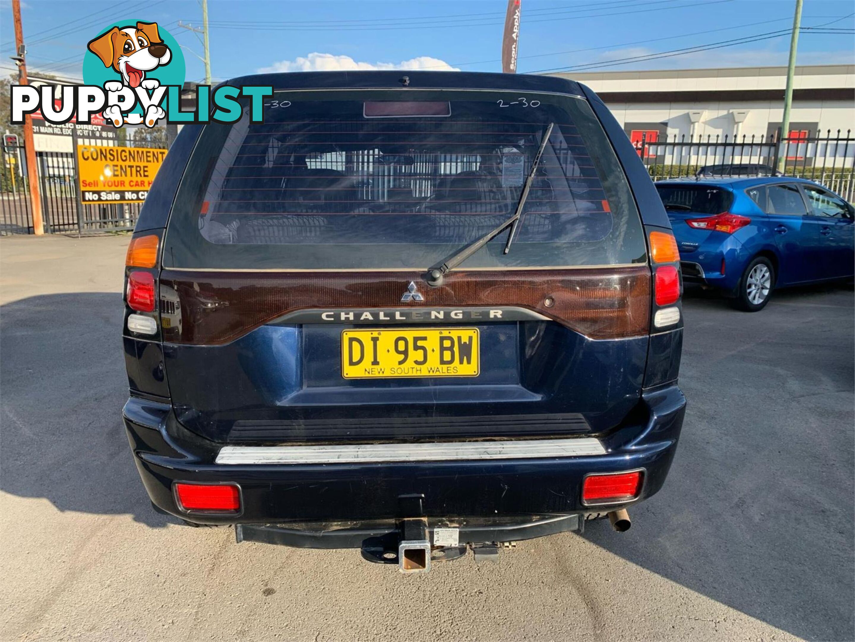 2003 MITSUBISHI CHALLENGER XS PAMY03 4D WAGON