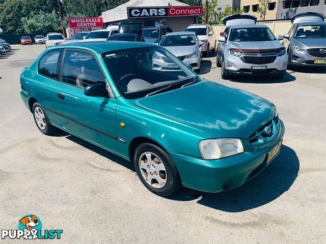 2000 HYUNDAI ACCENT GL LC 3D HATCHBACK