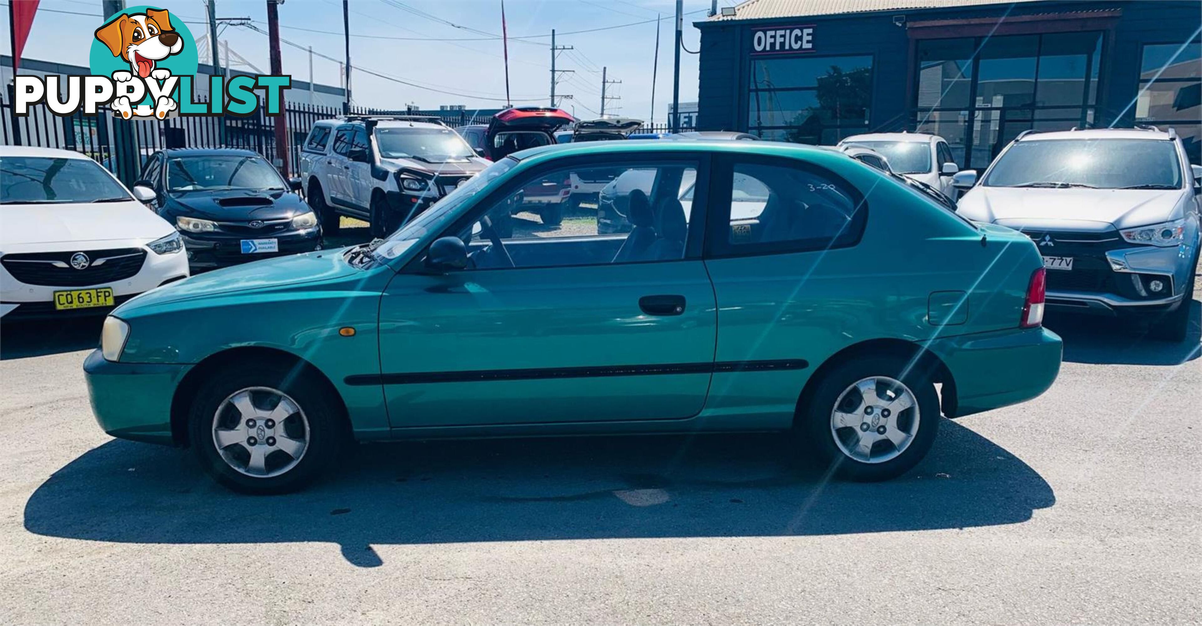 2000 HYUNDAI ACCENT GL LC 3D HATCHBACK