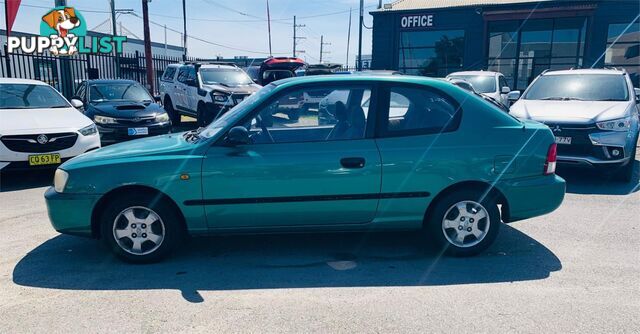 2000 HYUNDAI ACCENT GL LC 3D HATCHBACK