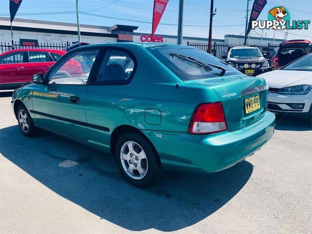 2000 HYUNDAI ACCENT GL LC 3D HATCHBACK