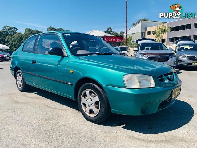 2000 HYUNDAI ACCENT GL LC 3D HATCHBACK