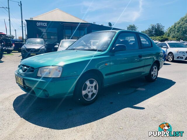 2000 HYUNDAI ACCENT GL LC 3D HATCHBACK